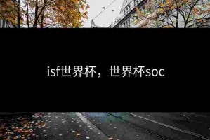 isf世界杯，世界杯soc