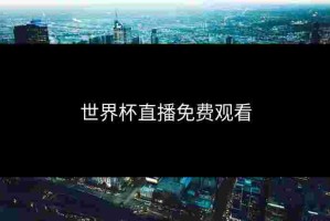 世界杯直播免费观看