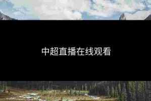 中超直播在线观看